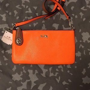 NWT Coach Kylie Leather Crossbody/Clutch